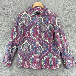Paisley Print Women's Top - Multicolor